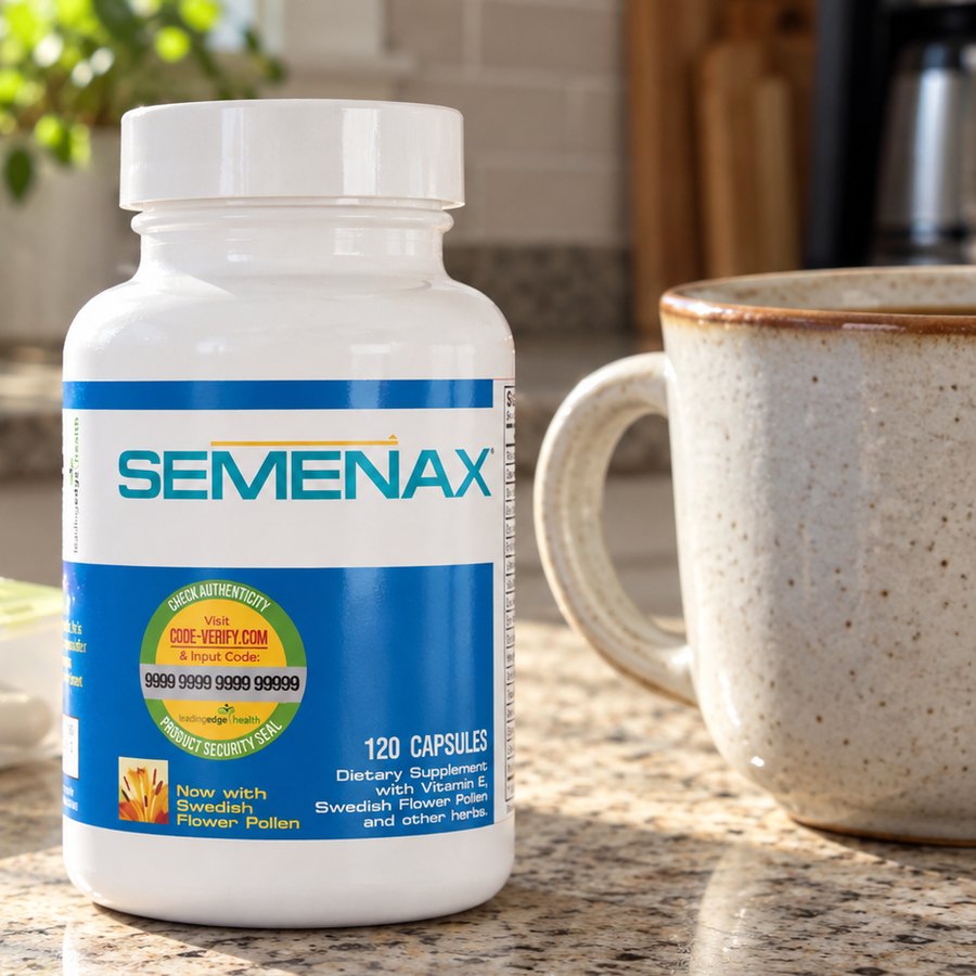 Customer photo of a Semenax bottle