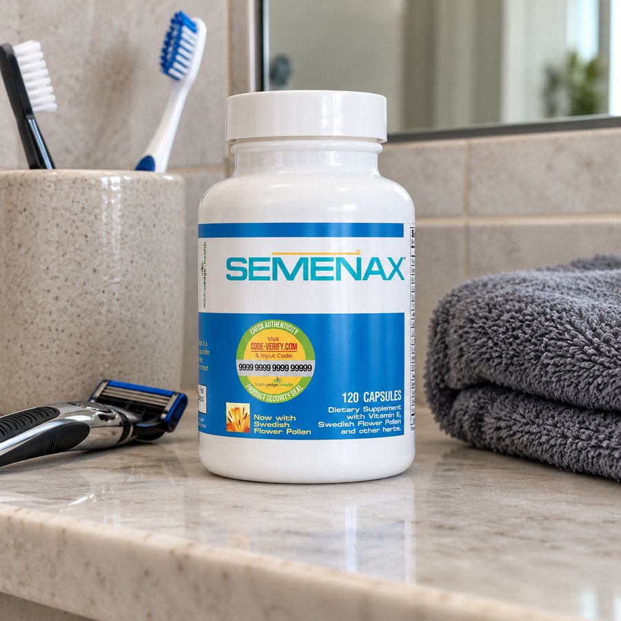 Customer photo of a Semenax bottle