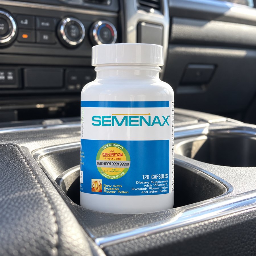Customer photo of a Semenax bottle