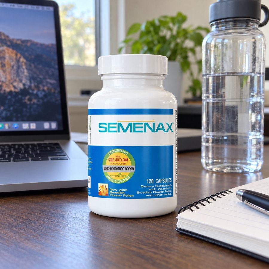 Customer photo of a Semenax bottle